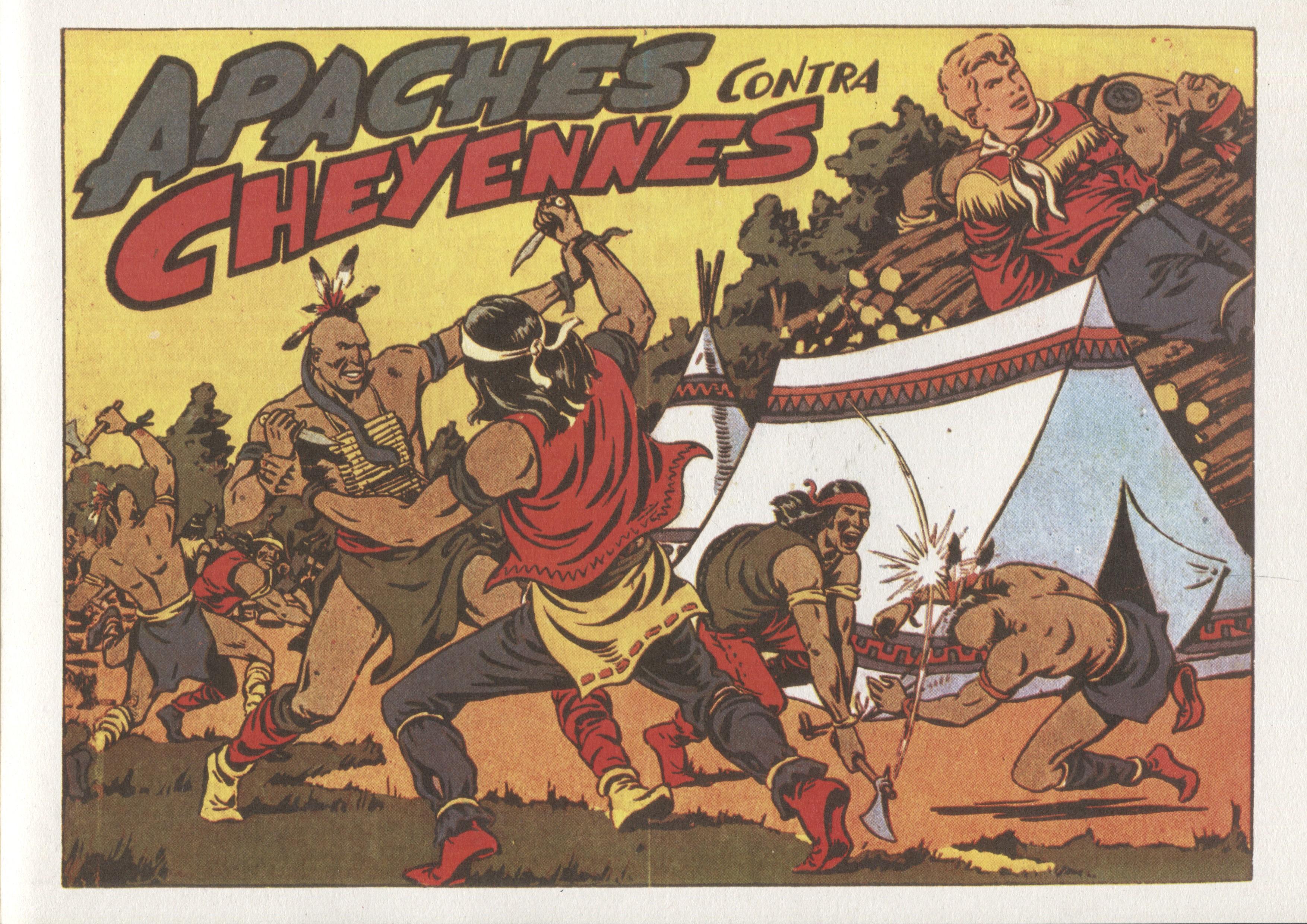 Facsimil: Chispita, segunda aventura, numero 22: apaches contra cheyennes