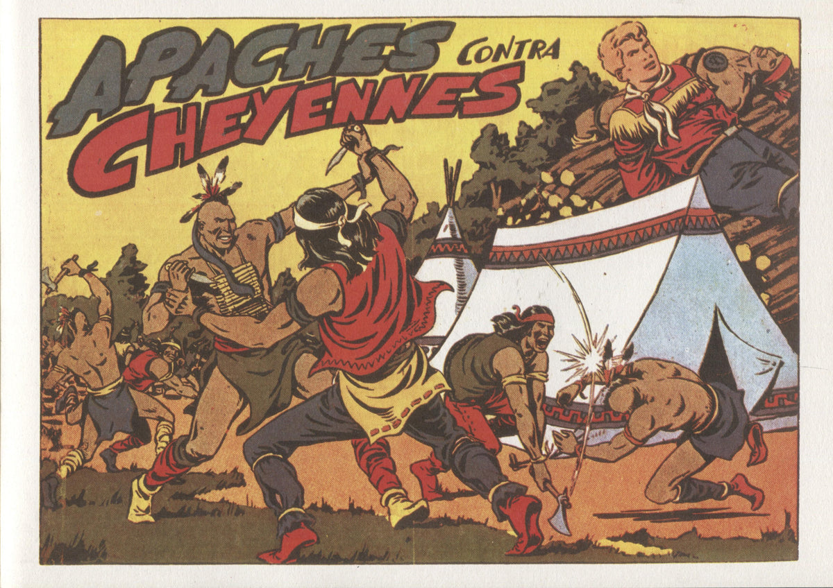 Facsimil: Chispita, segunda aventura, numero 22: apaches contra cheyennes