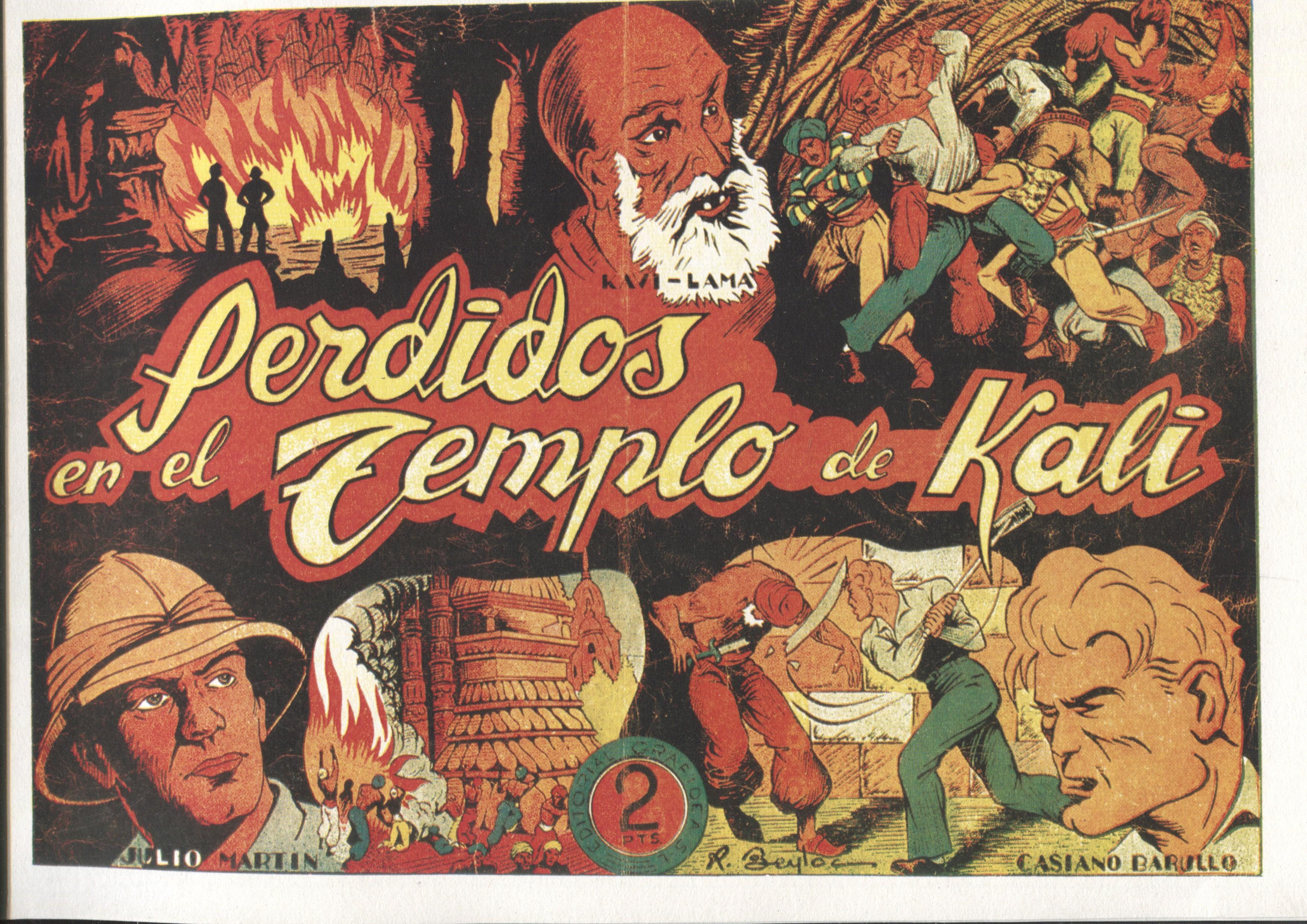 Facsimil: Casiano Barullo numero 03: Perdidos en el templo de Kali