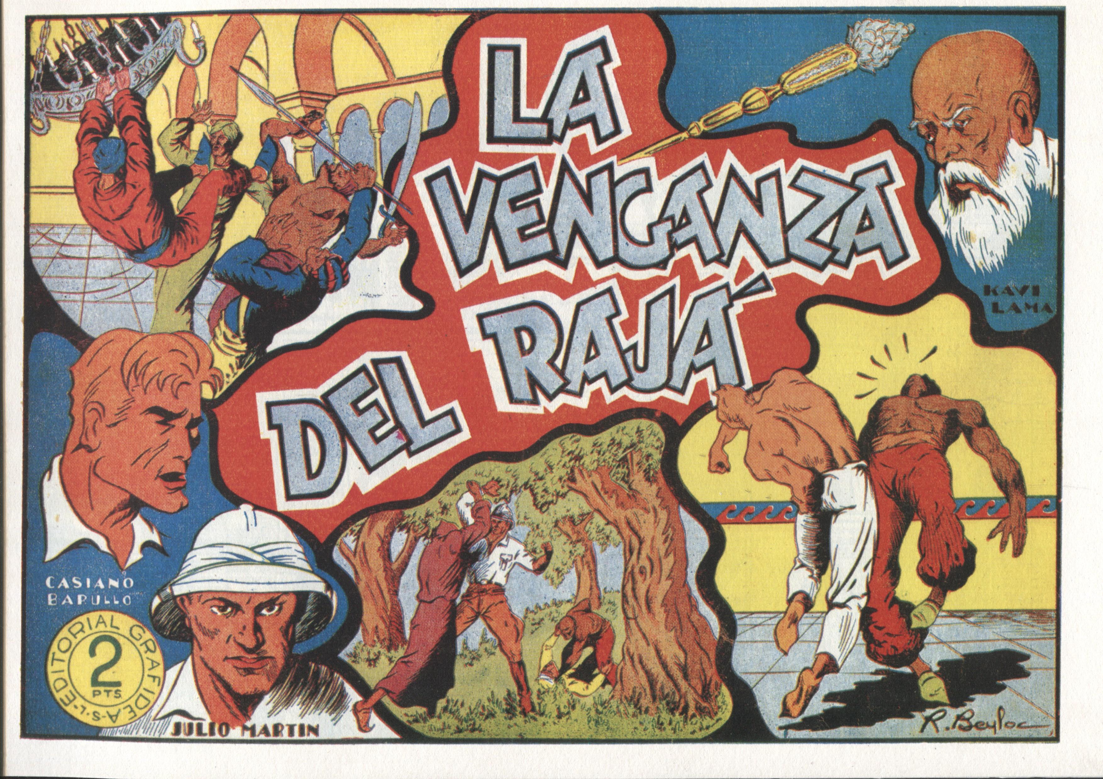 Facsimil: Casiano Barullo numero 04: la venganza del Raja