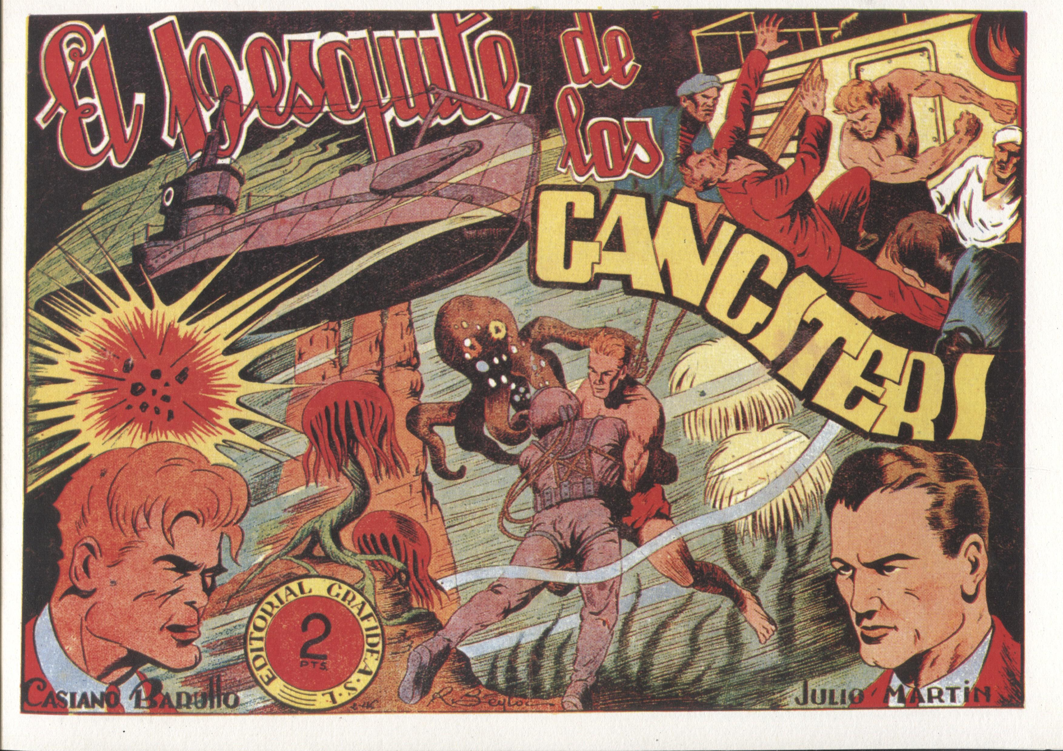 Facsimil: Casiano Barullo numero 14: El desquite de los gangsters