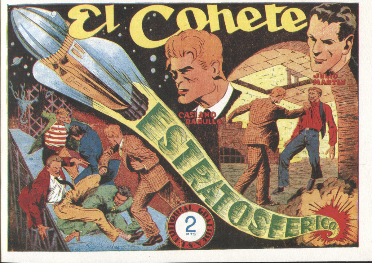 Facsimil: Casiano Barullo numero 16: El cohete estratosferico