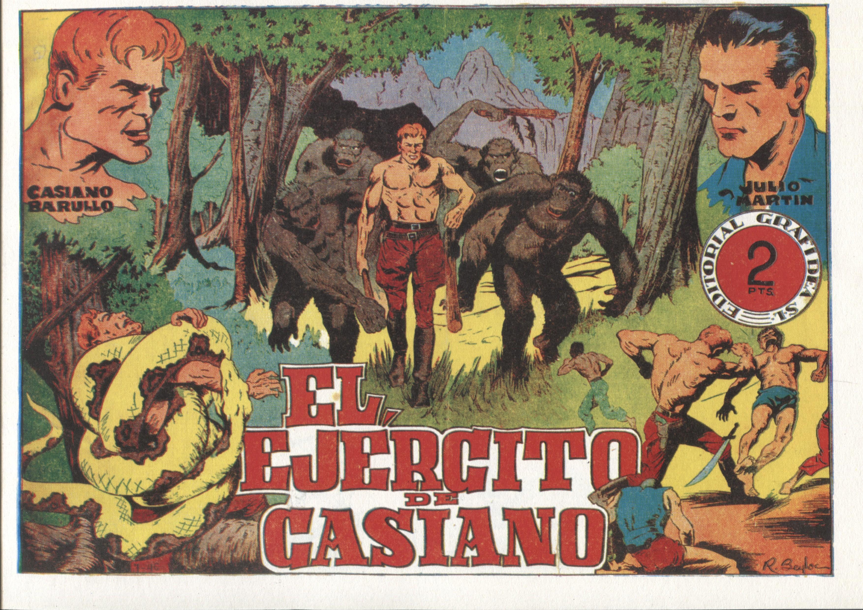 Facsimil: Casiano Barullo numero 18: El ejercito de Casiano