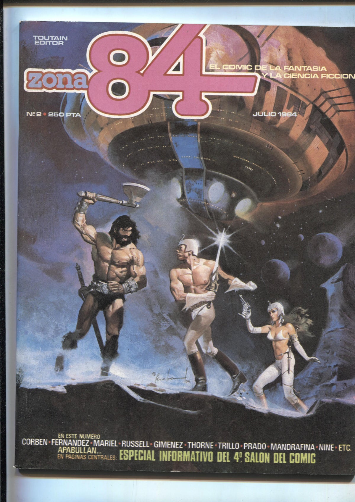 Zona 84 numero 02: The Dome Battle por Richard Corben, La quimera por Craig Russell