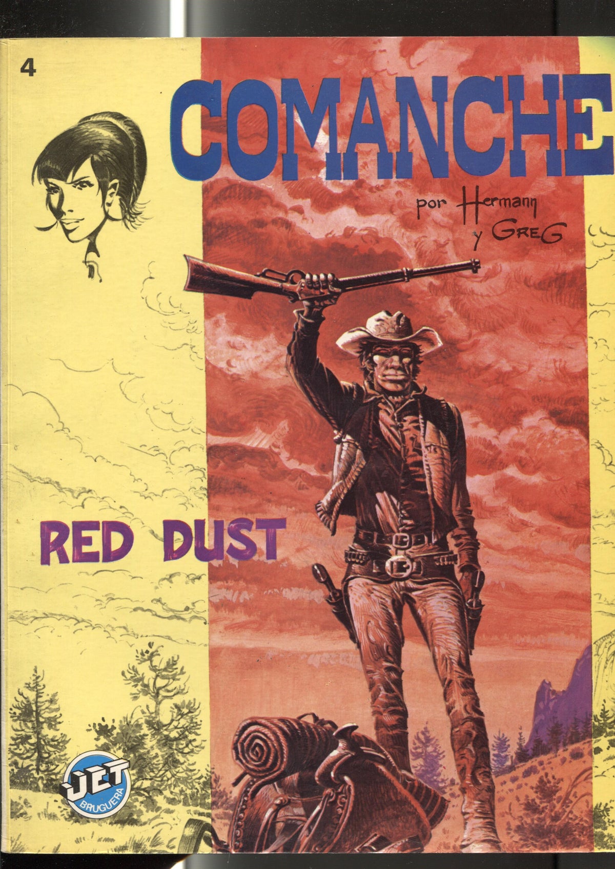 Coleccion Jet de Bruguera numero 04: Comanche: Red Dust