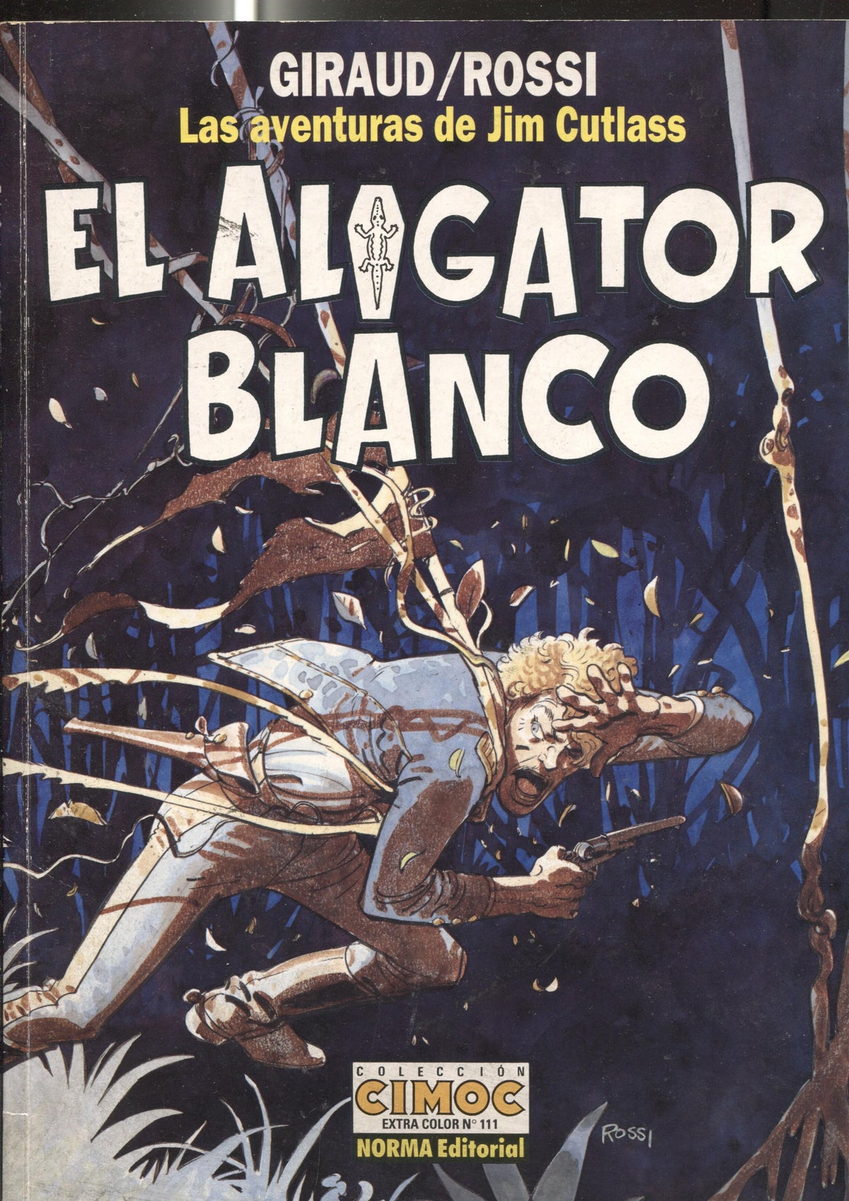 Cimoc Extra Color numero 111: Jim Cutlass: el aligator blanco