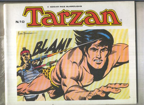 Tarzan de Russ Manning numero 10-Tiras diarias del 29.11.71 al 29.7.72