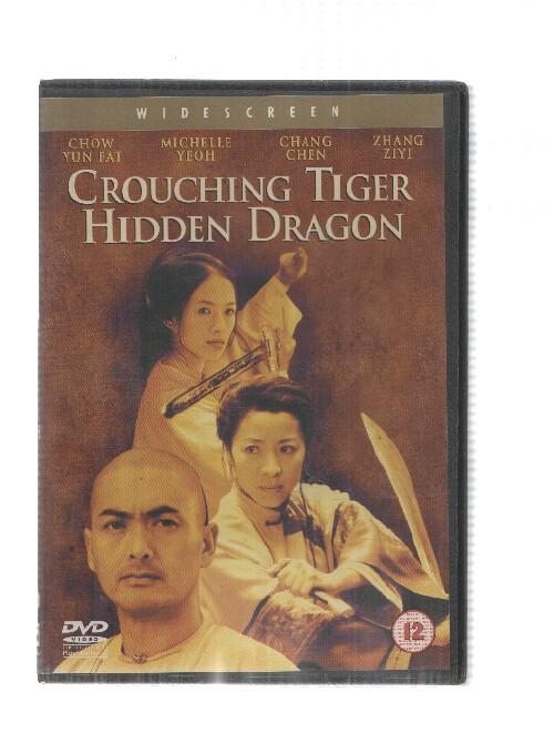 DVD pelicula: Crouching Tiger Hidden Dragon. Idiomas: mandarin, english. Chow Yun Fat. Directed by Ang Lee