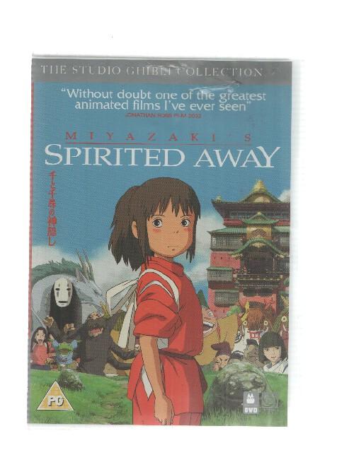 DVD pelicula animacion: Spirited Away. Idiomas: Japones con subtitulos en ingles. - Directed by Miyazaki. Studio Ghibli Colecction