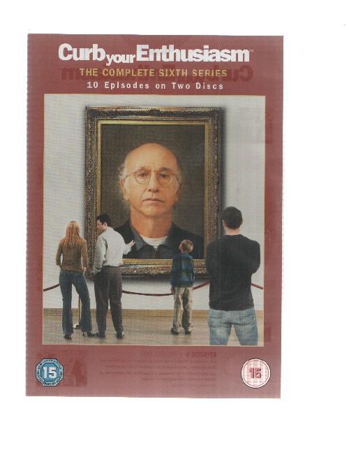 DVD serie: Curb your Enthusiasm Season 6 (El show de Larry David). Audio solo en ingles.