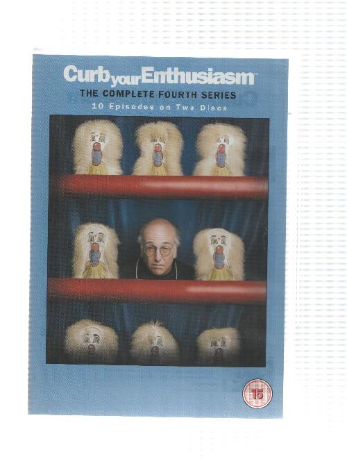 DVD serie: Curb your Enthusiasm Season 4 (El show de Larry David). Audio solo en ingles.