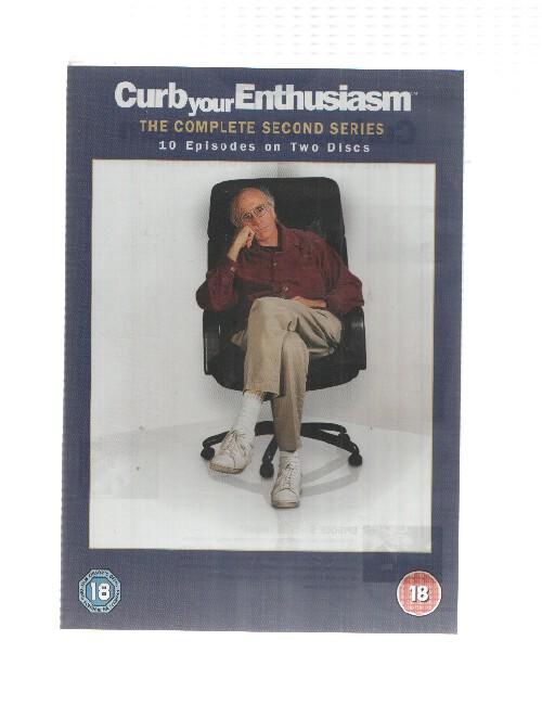 DVD serie: Curb your Enthusiasm Season 2 (El show de Larry David). Audio solo en ingles.