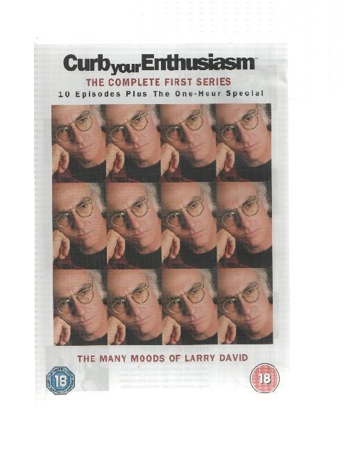 DVD serie: Cubierta de carton de la serie Curb your Enthusiasm (solo caja, no incluye los DVDs)