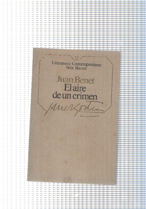 Literatura contemporanea num. 12: El aire de un crimen