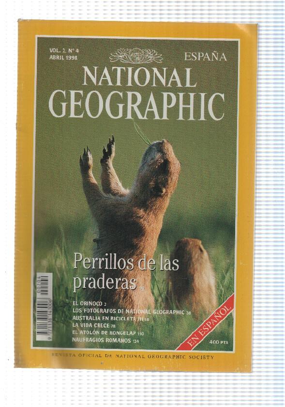 Revista National Geographic: Abril 1998, Vol. 2 num 4 - Perrillos de las praderas