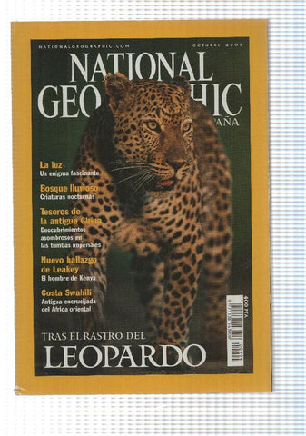 Revista National Geographic: Octubre 2001, vol 9 num 4 - Tras el rastro del leopardo