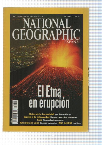 Revista National Geographic: Febrero 2002, vol 10 num 2 - El Etna en erupcion