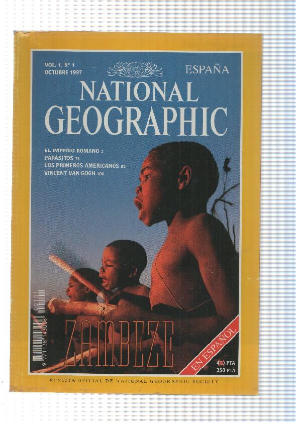 National Geographic revista: Octubre 1997, Vol. 1 num 1 - Zambeze