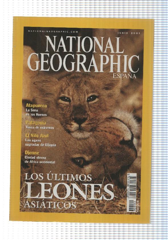 National Geographic Revista: Junio 2001, vol 8 num 6 - Los ultimos leones asiaticos