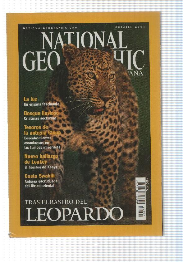 National Geographic revista: Octubre 2001, vol 9 num 4 - Tras el rastro del leopardo