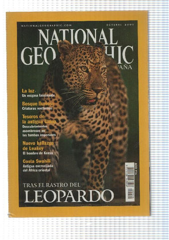 National Geographic revista: Octubre 2001, vol 9 num 4 - Tras el rastro del leopardo