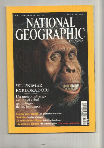 National Geographic Revista: Septiembre 2002, vol 11 num 3 - El primer explorador. Le falta el Mapa suplemento