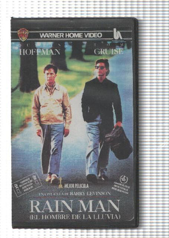 Pelicula, VHS: Rain Man (El hombre de la lluvia). Pelicula de Barry Levinson