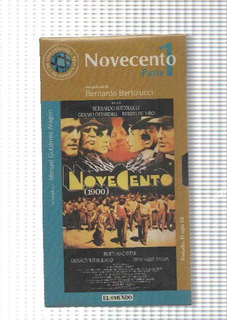 Pelicula, VHS: Novecento parte 1, una pelicula de Bernardo Bertolucci. El Mundo