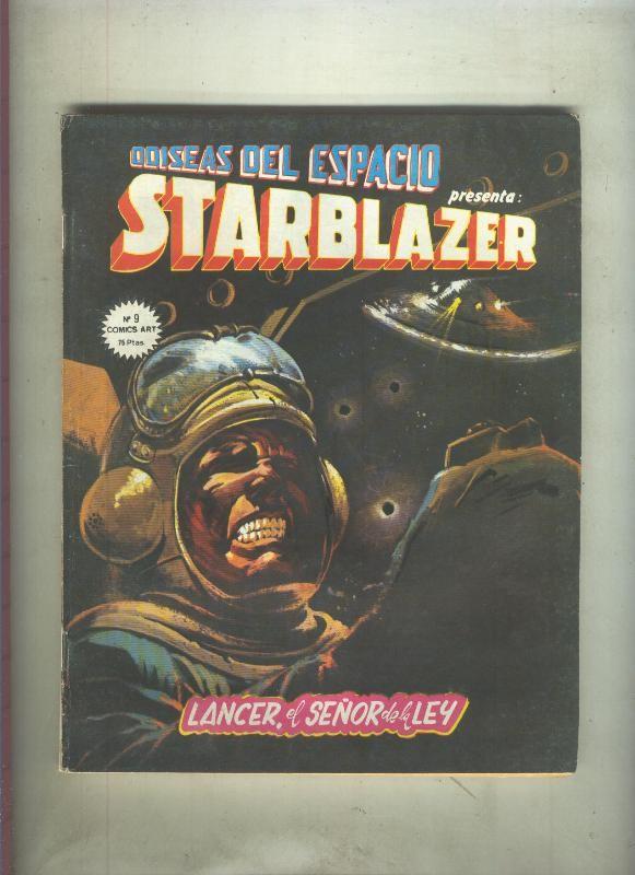 Starblazer numero 09: Lancer, el señor de la ley (numerado 1 en trasera)