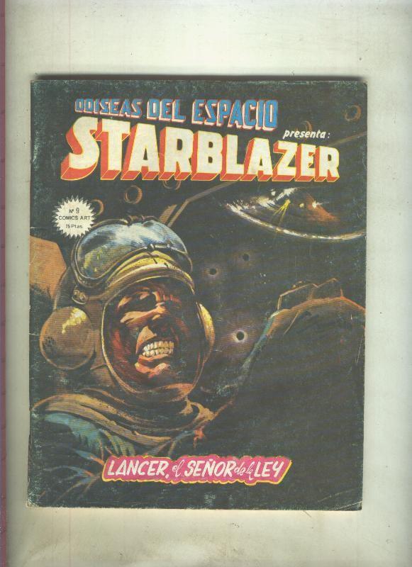 Starblazer numero 09: Lancer, el señor de la ley (numerado 2 en trasera)