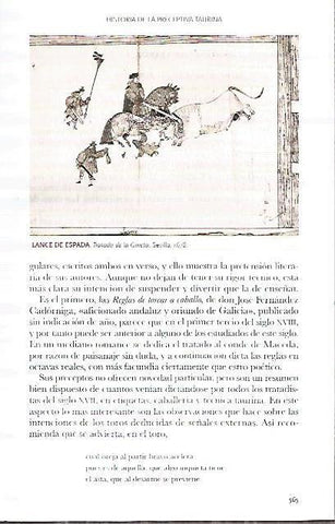 LAMINA COSSIO 50243: Lance de espada en el Tratado de la Gineta 1678
