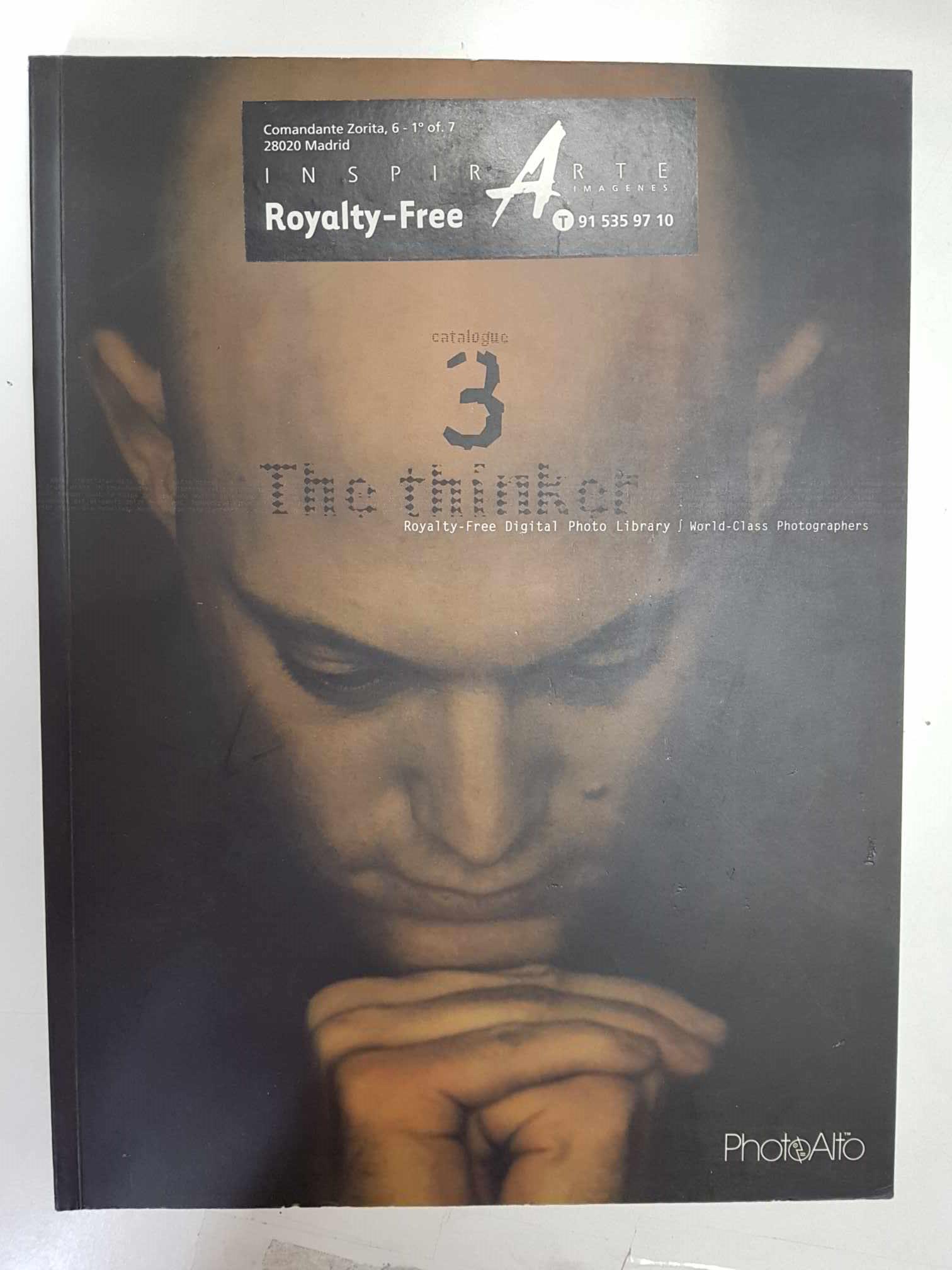 Libro con CD: Royalty-Free Digital Photo Library, catalogue 3 - The Thinker. PhotoAlto. Idiomas: ingles, frances