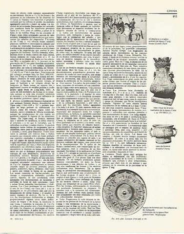 LAMINA LAROUSSE 70217: Arte en bronce de China