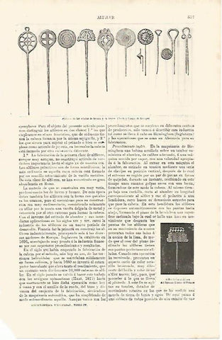 LAMINA ESPASA 11182: Alfileres de la edad de bronce y de hierro