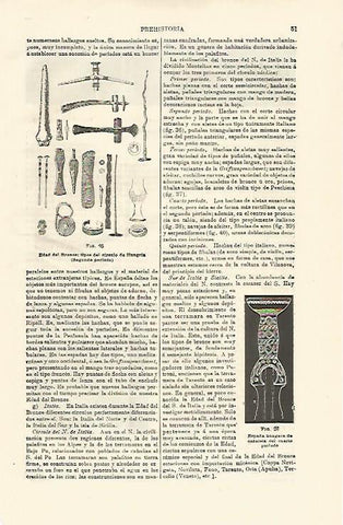 LAMINA ESPASA 16718: Objetos de Hungria de la Edad de Bronce