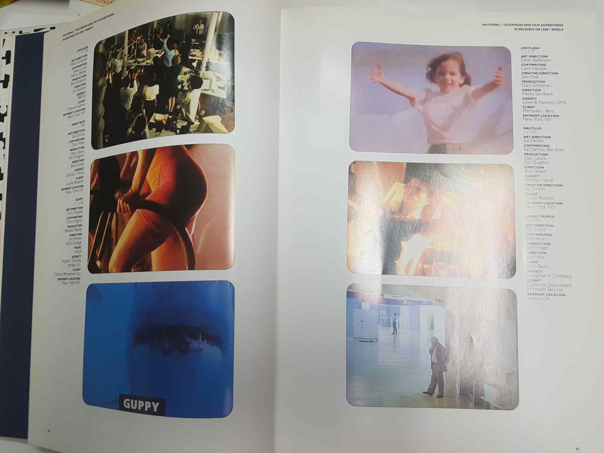 Libro en ingles, publicidad: The 73th Art Directors Annual and the 8th International Exhibition