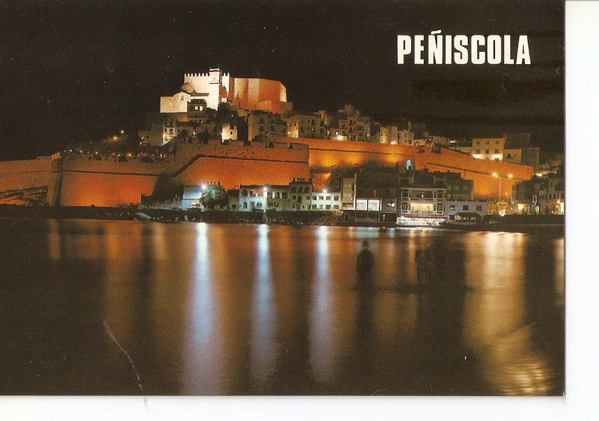 Postal 028726 : Peñiscola. Castellon. Castillo por la noche