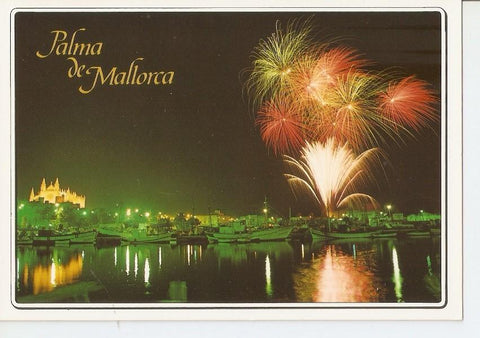 Postal 034387 : Palma de Mallorca. Noche de fiesta
