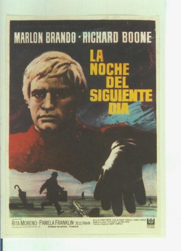 Foto cine 619: La noche del siguiente dia (Marlon Brando-Richard Boone)