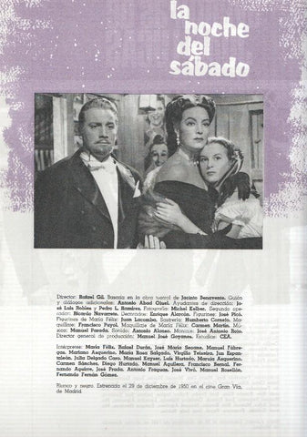 Ficha cine Suevia Films: Aventuras de Juan Lucas y La noche del sabado