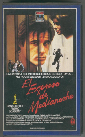 VHS Cine: EL EXPRESO DE MEDIANOCHE - Alan Parker