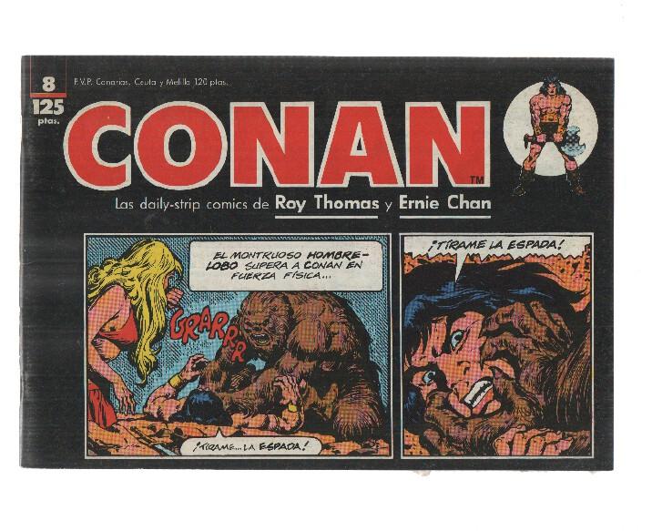 Conan tiras prensa numero 08 (numerado 1 en interior)