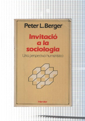 Invitacio a la sociologia