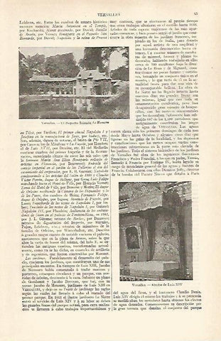 LAMINA ESPASA 28843: Le Hameau y Alcobla de Luis XIV en Versalles