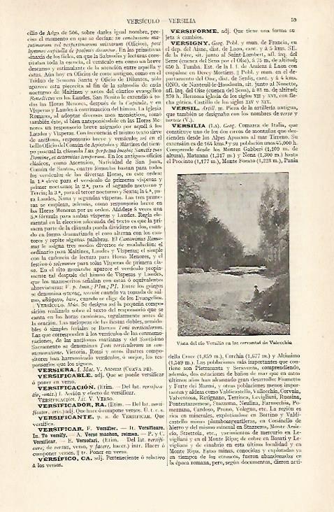 LAMINA ESPASA 28848: Rio Versilia cerca de Valecchia Italia