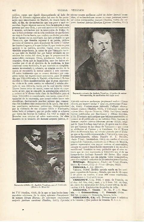LAMINA ESPASA 28858: Retrato de Andres Vesalius