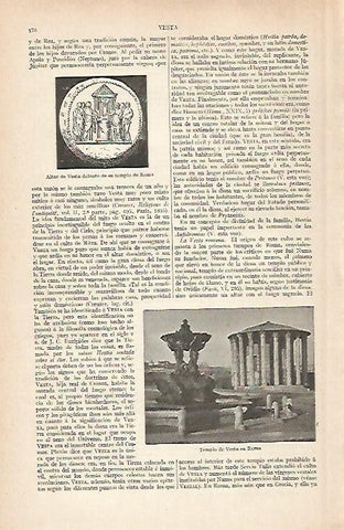 LAMINA ESPASA 28861: Altar de Vesta en Roma
