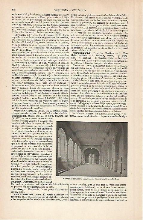 LAMINA ESPASA 28862: Congreso de Diputados en Lisboa