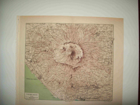 LAMINA ESPASA 28867: Mapa del Vesubio