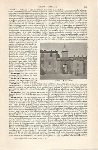 LAMINA ESPASA 28874: Puerta Romana en Vetralla Italia